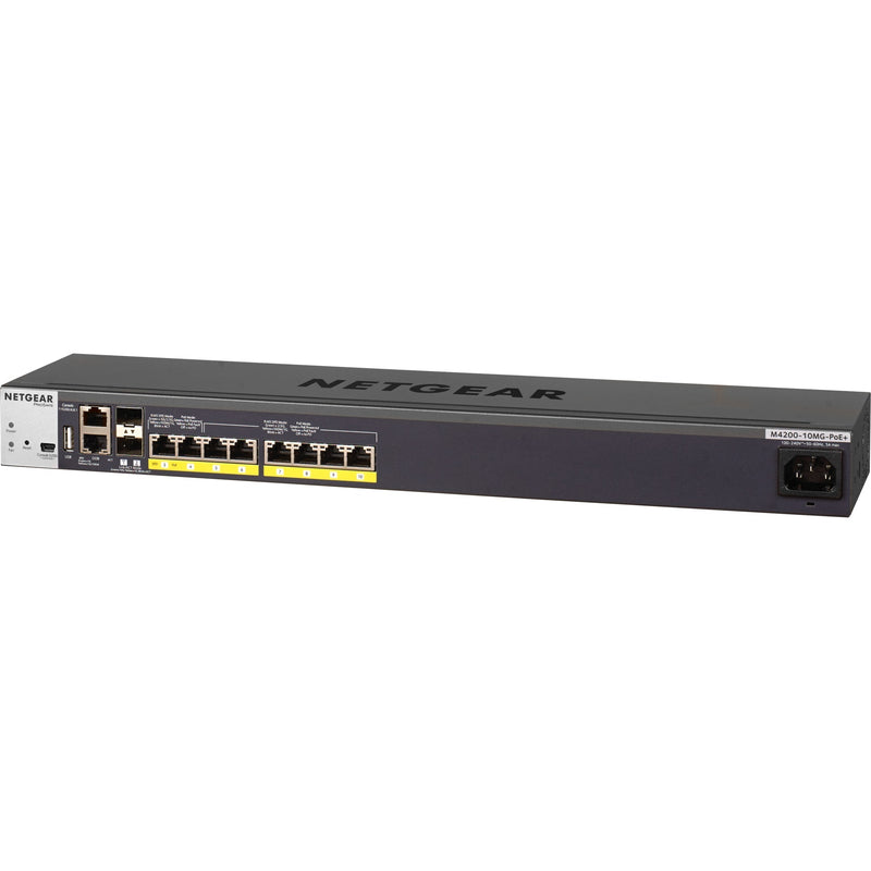 Load image into Gallery viewer, Netgear prosafe m4200-10mg-poe+ switch