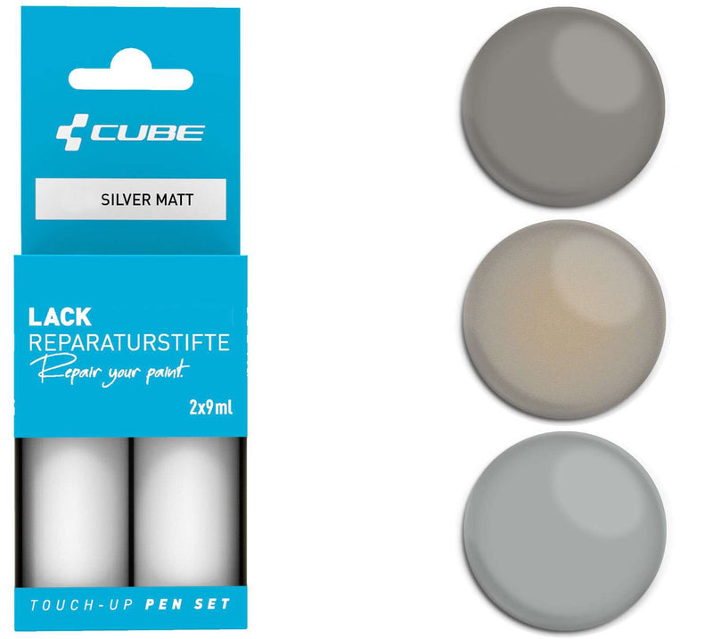 Load image into Gallery viewer, Cube touch-up pen set silver matt