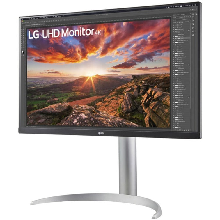 Chargez l'image dans la visionneuse de la galerie, Lg ultrafine 27up850k-w 27 4k uhd monitor (zilver zwart, 2x hdmi, displayport, 2x usb-a, usb-c)
