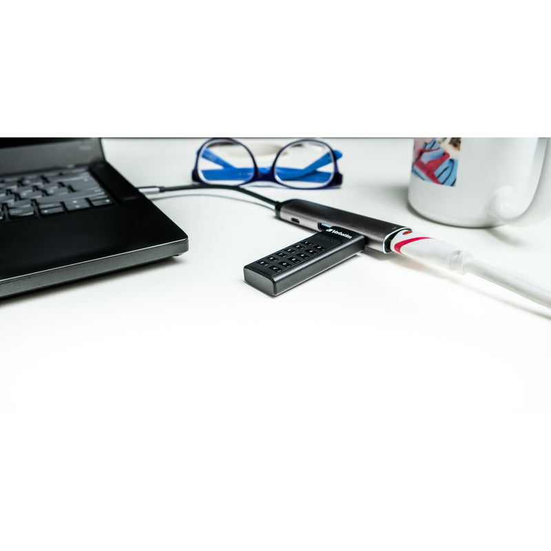 Load image into Gallery viewer, Verbatim USB 3.2 Gen 1 multiport hub, USB-C > 2x USB-A + US