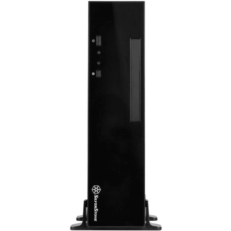 Load image into Gallery viewer, Silverstone sst-ml09b htpc behuizing (zwart | 2x usb-a)
