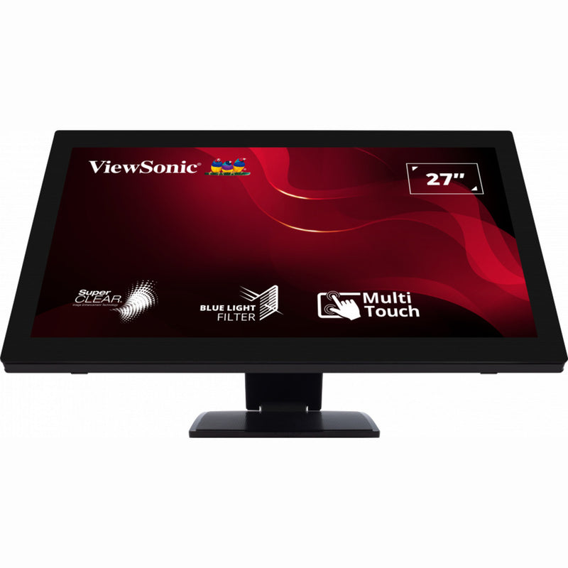 Afbeelding laden in galerijviewer, Viewsonic 10-point touch screen monitor td2760 27 (zwart, 1x hdmi, 1x displayport, vga, usb-a, usb-b)