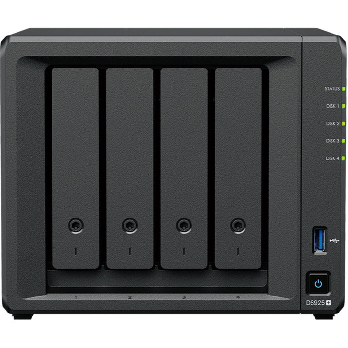 Load image into Gallery viewer, Synology diskstation ds925+ nas (zwart, 2x 2.5gbe lan, 2x usb 3.2 gen 1)