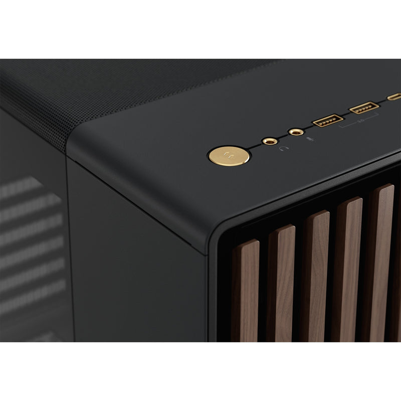 Load image into Gallery viewer, Fractal design north midi tower behuizing (zwart | 2x usb-a | 1x usb-c | tempered glass)
