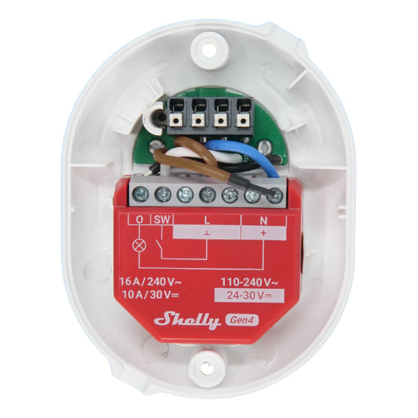 Load image into Gallery viewer, Shelly button add-on schakelaar (wit)