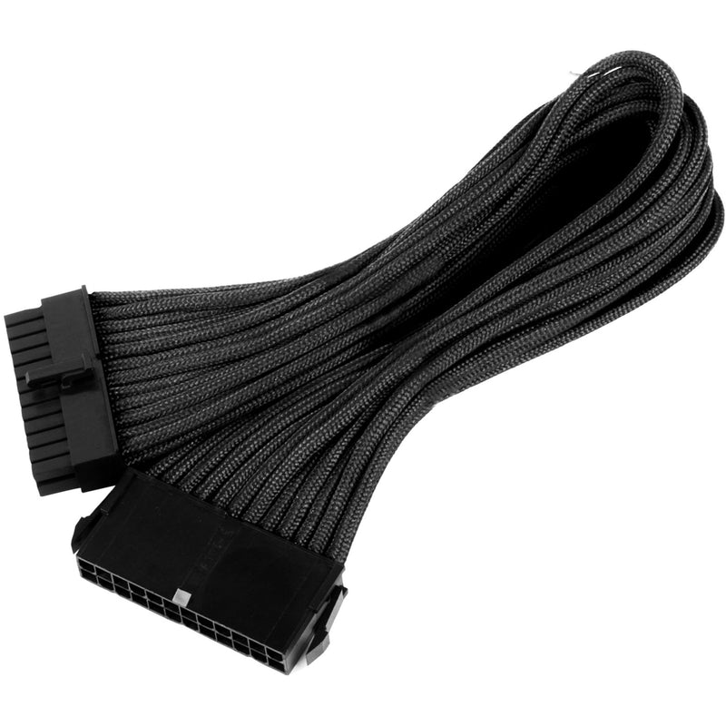 ギャラリービューアに画像をロードする, Silverstone 24-pin atx verlengkabel (zwart, 30 centimeter, pp07-mbb)