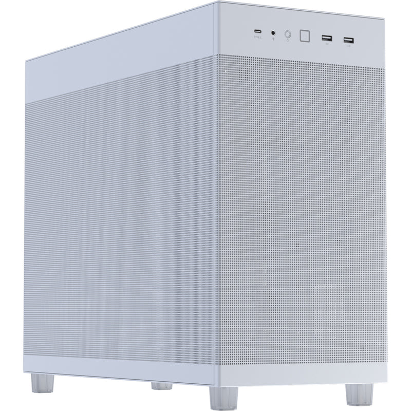 Load image into Gallery viewer, Asus prime ap303 - mesh panel midi tower behuizing (wit | 2x usb-a | 1x usb-c)