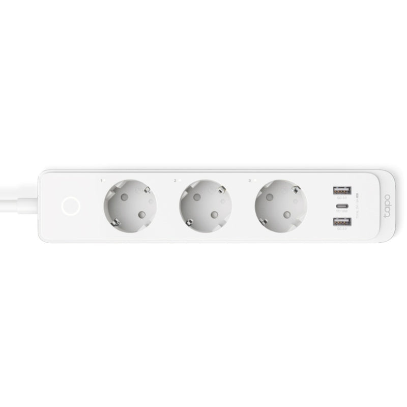 Load image into Gallery viewer, Tp-link tapo p300 smart wifi-stekkerdoos (wit, 2x usb-a, 1x usb-c, wifi, bluetooth 4.2)