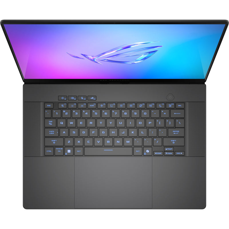 Chargez l'image dans la visionneuse de la galerie, Asus rog zephyrus g16 ga605km-qr010w 16 copilot+ gaming laptop (grijs | ryzen ai 7 350 | rtx 5060 | 32 gb | 1 tb ssd | oled)