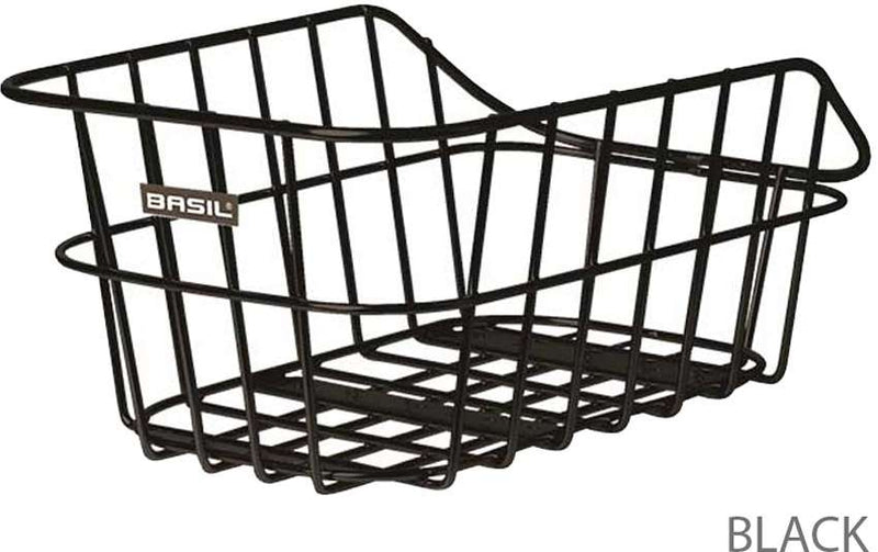 Load image into Gallery viewer, Basil Cento Alu - fietsmand - achterop - zwart