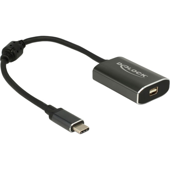 Load image into Gallery viewer, Delock usb-c (male) > mini displayport (female) met pd functie adapter (donkergrijs, 0,2 meter)