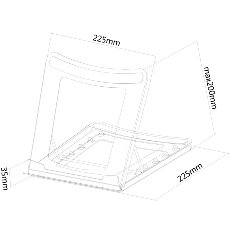 Load image into Gallery viewer, Neomounts by Newstar NSLS075BLACK notebook standaard