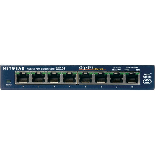 Load image into Gallery viewer, Netgear gs108 switch (blauw, retail)