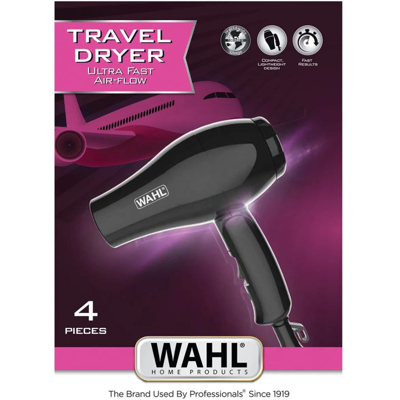 Laden Sie das Bild in Galerie -Viewer, Wahl home products travel hair dryer föhn (zwart)