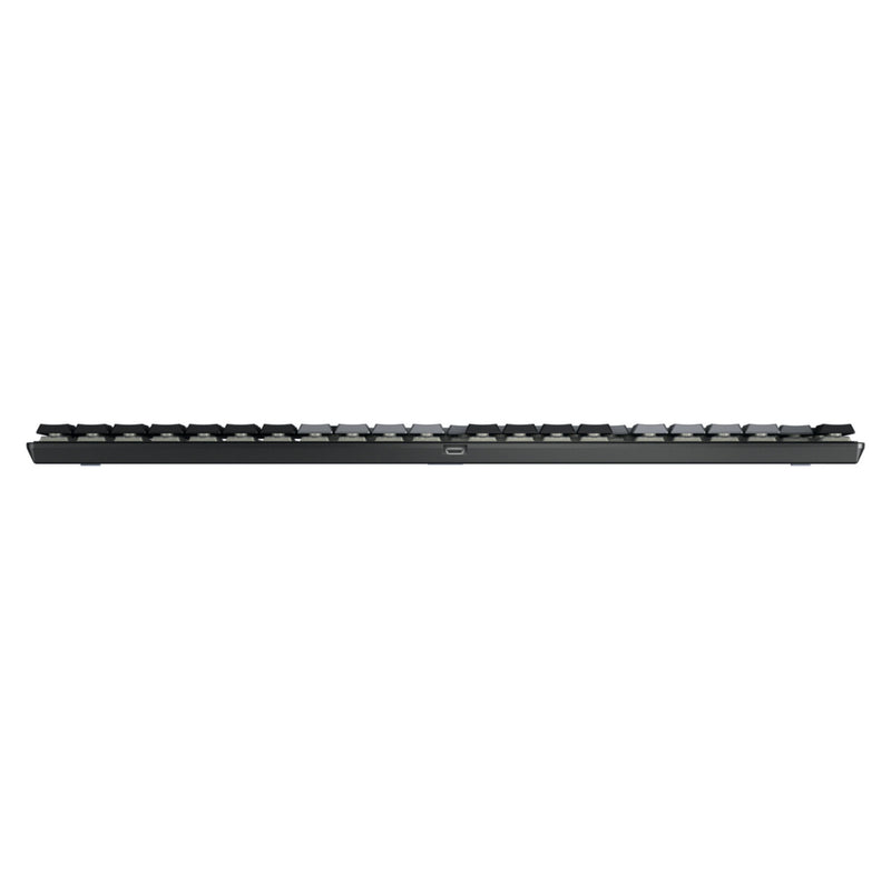 Load image into Gallery viewer, Cherry kc 500 mx lp mechanisch toetsenbord (zwart, us lay-out (qwerty), mx low profile 2.0 ivory, 100%, white leds, pbt keycaps)