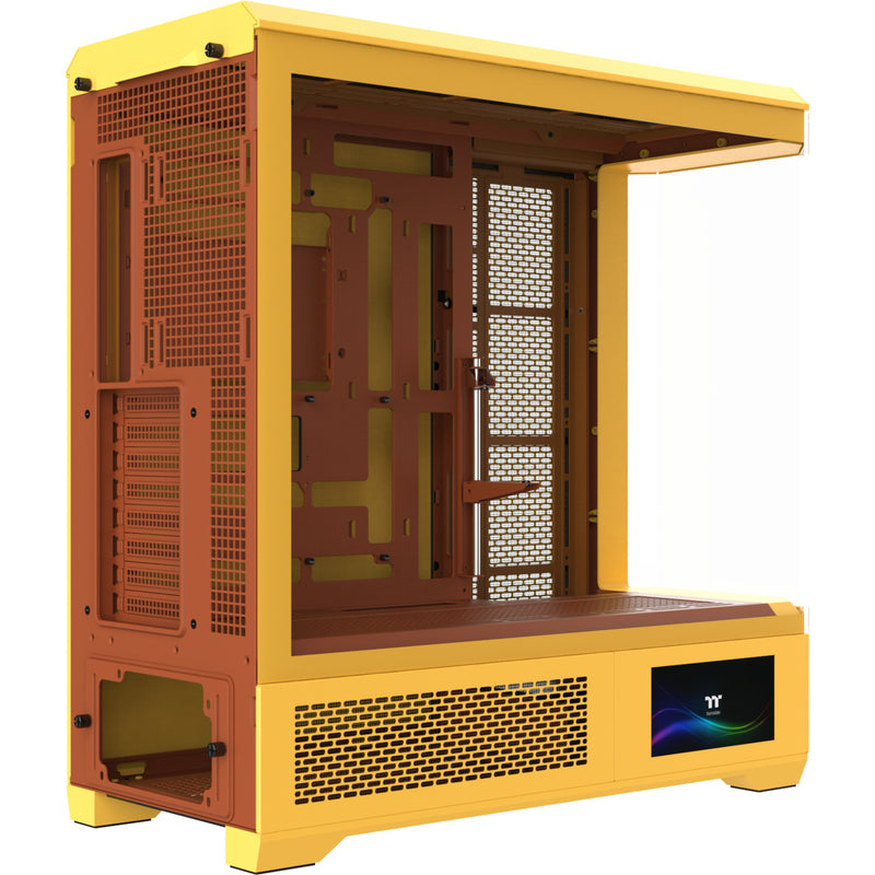 Load image into Gallery viewer, Thermaltake view 600 tg butter caramel big tower behuizing (geel | 2x usb-a | 1x usb-c | tempered glass)