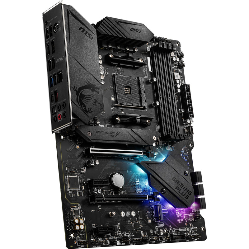 Load image into Gallery viewer, Msi mpg b550 gaming plus socket am4 moederbord (zwart, raid, gb-lan, sound, atx)