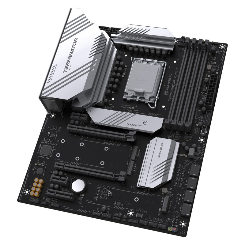 Laden Sie das Bild in Galerie -Viewer, Maxsun ms-terminator z790-a socket 1700 moederbord (zwart, raid, 2.5 gb-lan, sound, atx)