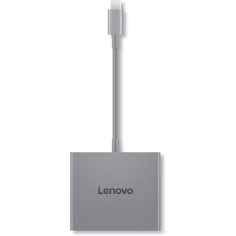 Laden Sie das Bild in Galerie -Viewer, Lenovo usb-c 4 in 1 hub gen2 usb-hub (grijs)
