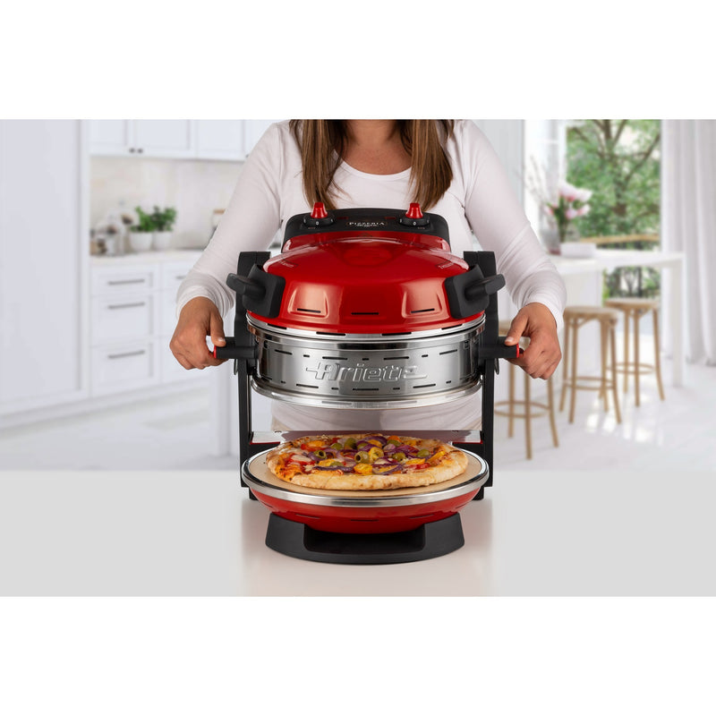 Cargue la imagen en el visor de la galería, Ariete dubbele pizzaoven 0927 00 (rood)