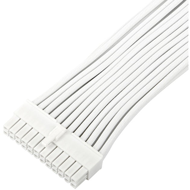 Load image into Gallery viewer, Silverstone sst-pp07e-mbw-v2, 24pin atx verlengkabel (wit, 30 centimeter)
