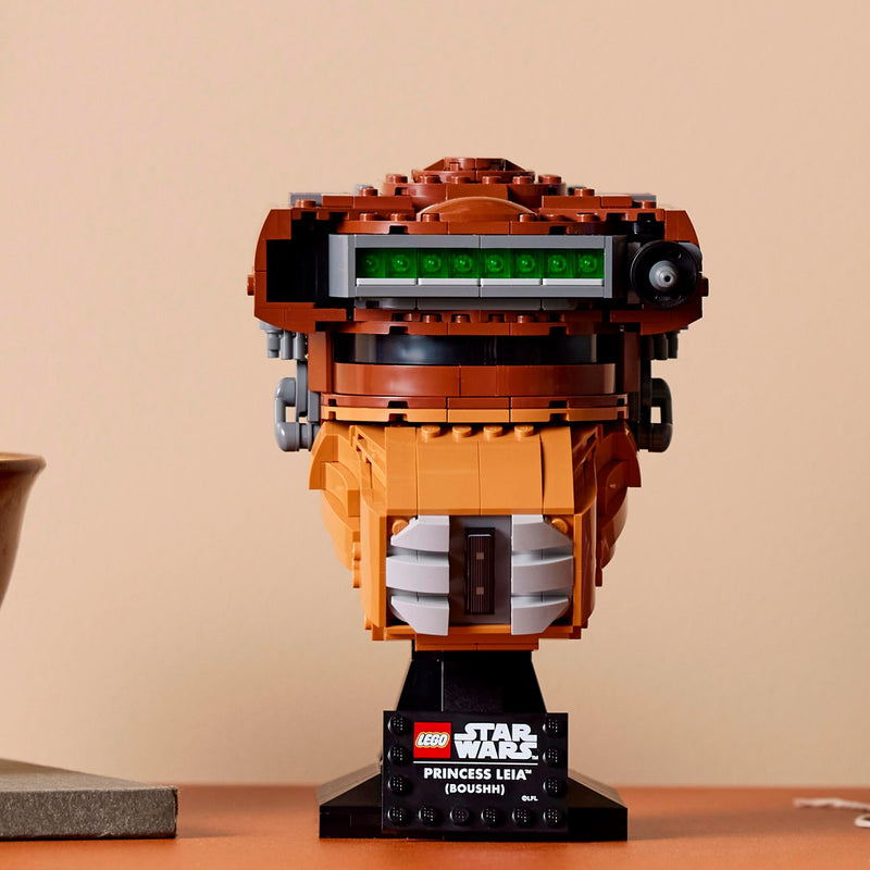 Afbeelding laden in galerijviewer, Lego star wars - prinses leia (boushh) helm constructiespeelgoed (75351)