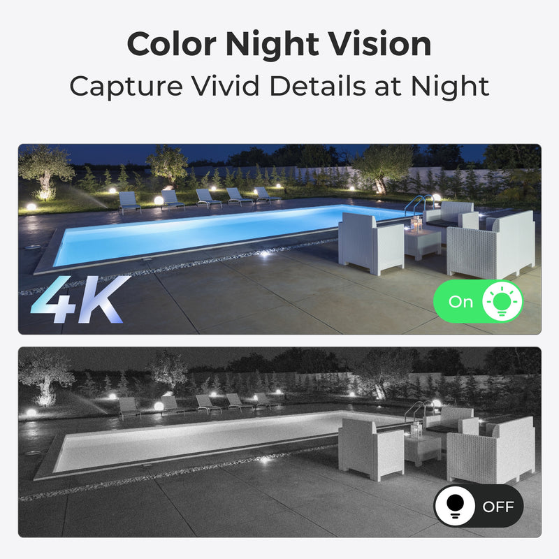 Cargue la imagen en el visor de la galería, Reolink trackmix g770 + solar panel 2 beveiligingscamera (wit zwart, 4k 8mp uhd, 4g lte, incl. zonnepaneel)