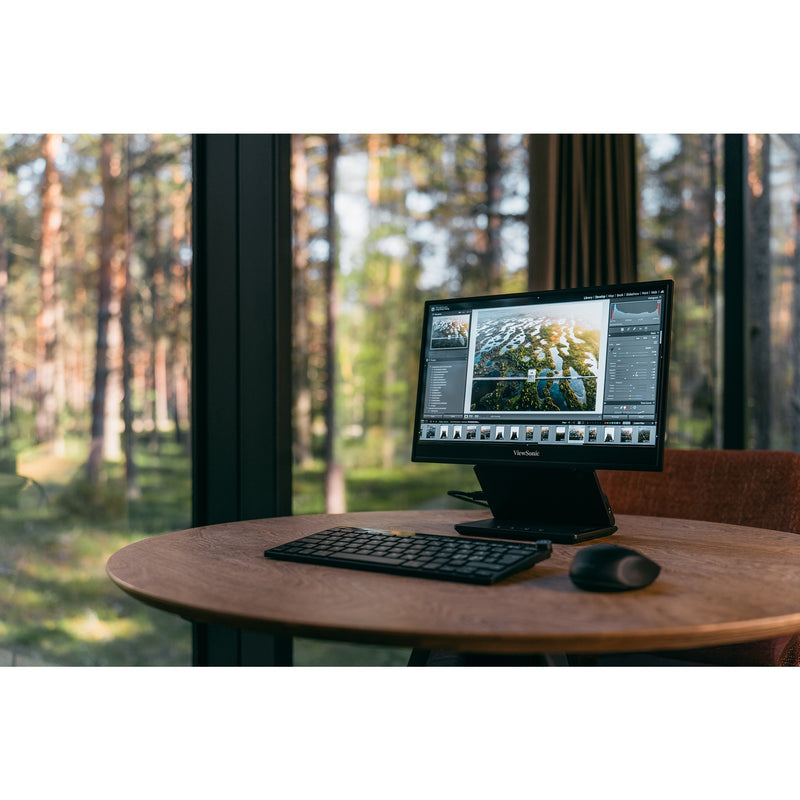 Afbeelding laden in galerijviewer, Viewsonic vp16-oled 16 monitor (zwart (mat), 1x micro-hdmi, usb-c, sound)