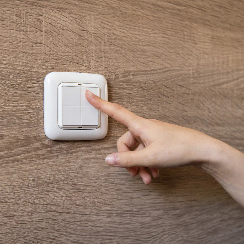 Load image into Gallery viewer, Shelly blu wall switch 4 + gira merten adapter schakelaar (wit, bluetooth 4.2)