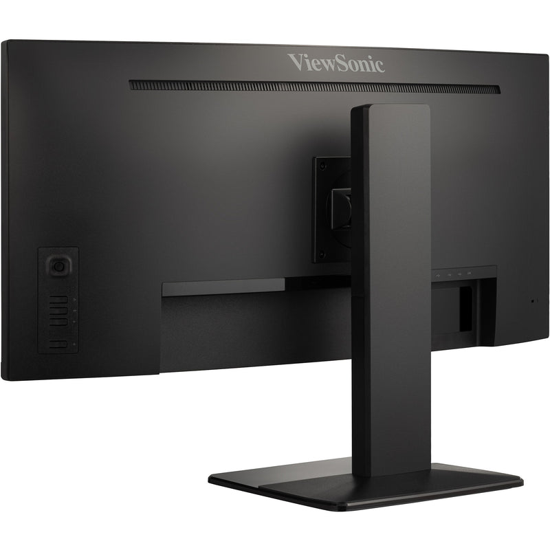 Cargue la imagen en el visor de la galería, Viewsonic uwqhd curved docking monitor met kvm-switch vg3419c 34 ultrawide (zwart (mat), 1x hdmi, 1x displayport, usb-a, usb-b, usb-c, lan, audio)