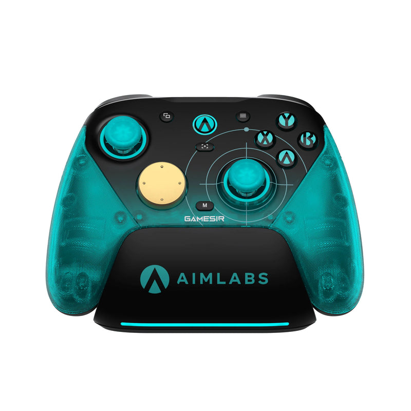 Chargez l'image dans la visionneuse de la galerie, Gamesir g7 pro 8k pc - aimlabs edition gamepad (cyaan zwart)
