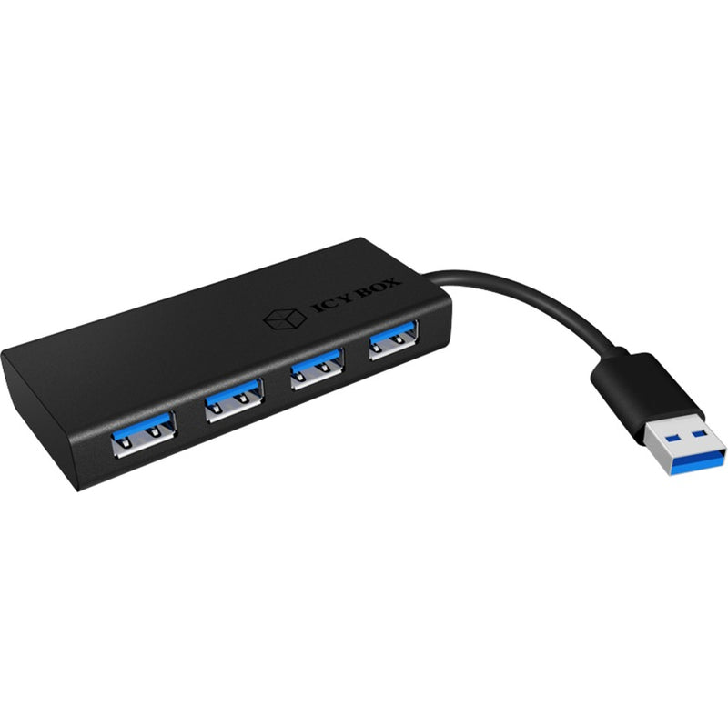 Cargue la imagen en el visor de la galería, Icy box ib-ac6104 usb 3.0 usb-hub (zwart)