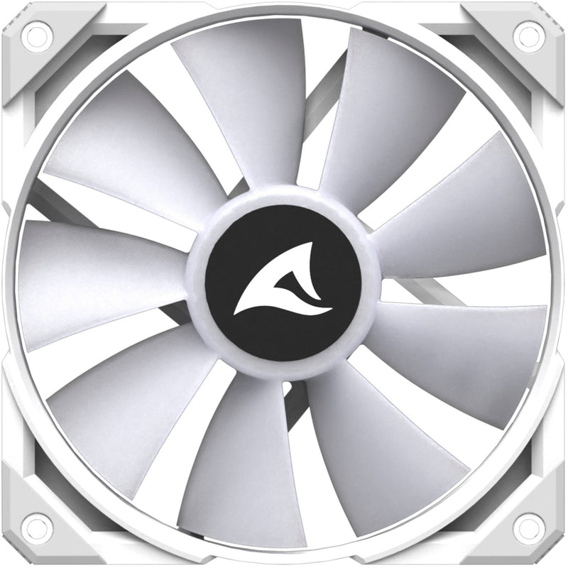 Load image into Gallery viewer, Sharkoon s80 rgb white waterkoeling (wit, 4-pins pwm fan-connector)