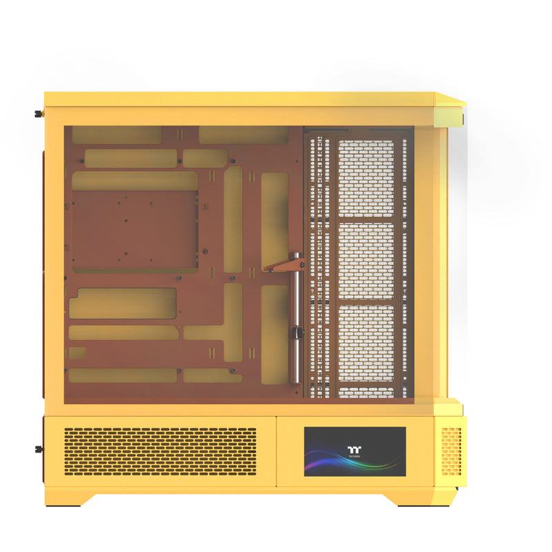 Load image into Gallery viewer, Thermaltake view 600 tg butter caramel big tower behuizing (geel | 2x usb-a | 1x usb-c | tempered glass)