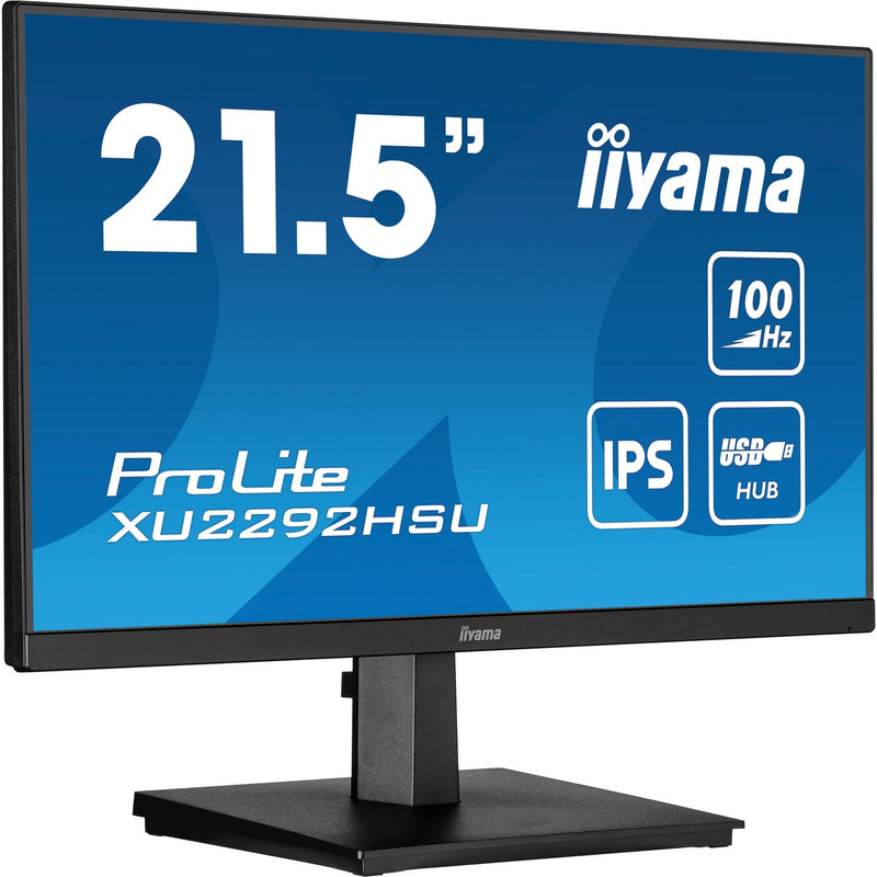 Load image into Gallery viewer, Iiyama prolite xu2292hsu-b6 21.5 monitor (zwart, hdmi, displayport, 4x usb-a)