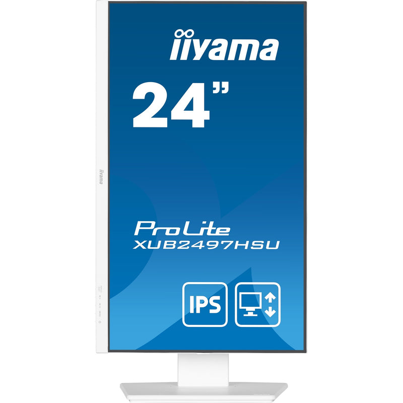 Load image into Gallery viewer, Iiyama prolite xub2497hsu-w2 23.8 monitor (wit, hdmi, displayport, 2x usb-a, usb-b)