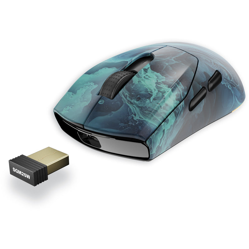 Load image into Gallery viewer, Sharkoon sgm25w gaming muis (turquoise blauw, 12.000 dpi, rgb leds)