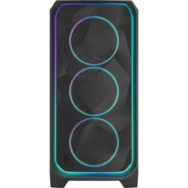 Cargue la imagen en el visor de la galería, Fractal design meshify 3 xl ambience pro rgb big tower behuizing (zwart | 2x usb-a | 1x usb-c | rgb | tempered glass)