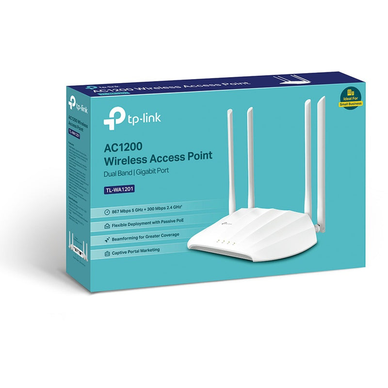 Load image into Gallery viewer, Tp-link tl-wa1201 ac1200 draadloos access point (wit, 2,4 5ghz dual-band)