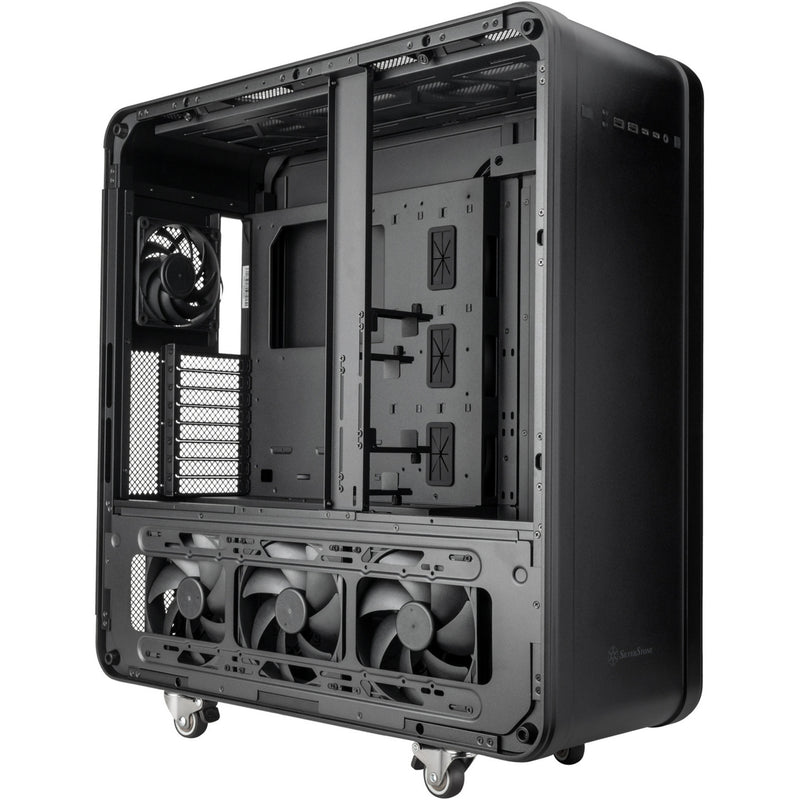 Afbeelding laden in galerijviewer, Silverstone alta t1 big tower behuizing (zwart | 2x usb-a | 2x usb-c)