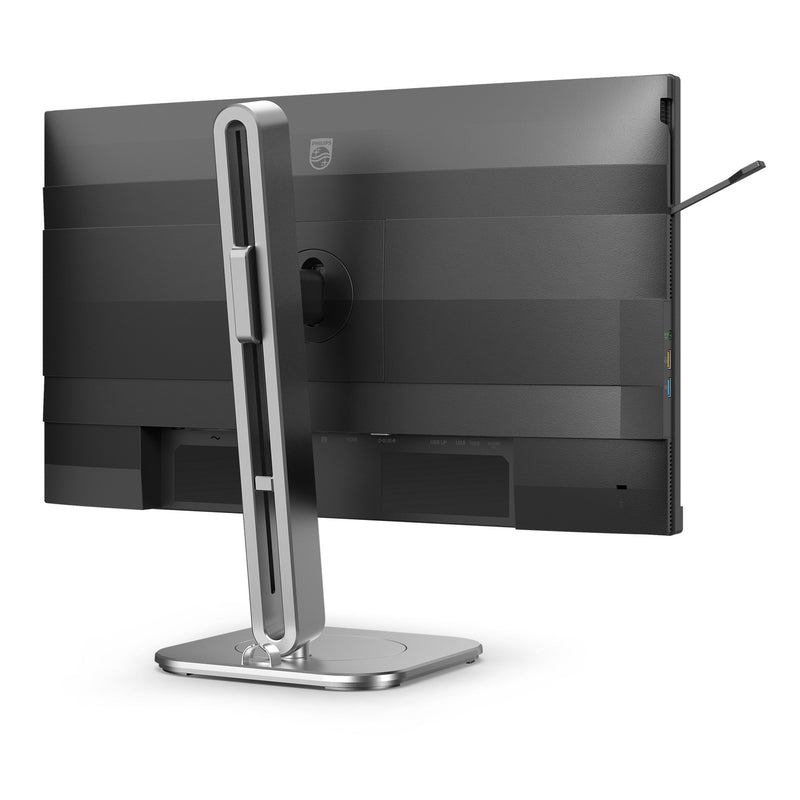 Chargez l'image dans la visionneuse de la galerie, Philips 24b2g5200 23.8 monitor (zilver zwart, vga, hdmi, displayport, usb, audio, 100 hz)