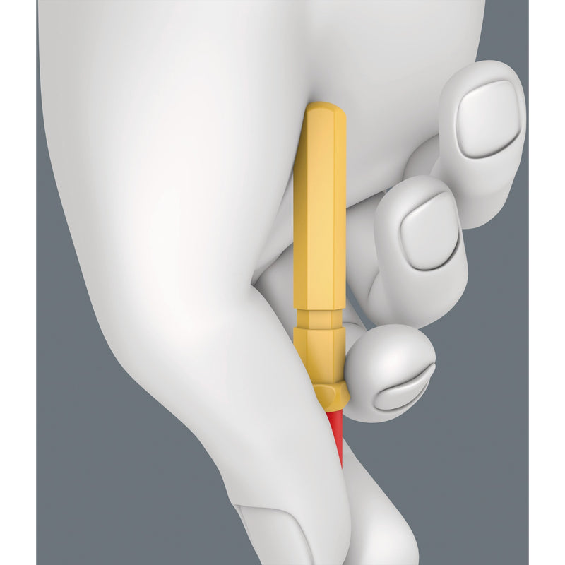 Load image into Gallery viewer, Wera kraftform kompakt vde 16 torque extra slim 1 tool finder schroevendraaier (rood geel, 16‑delig)