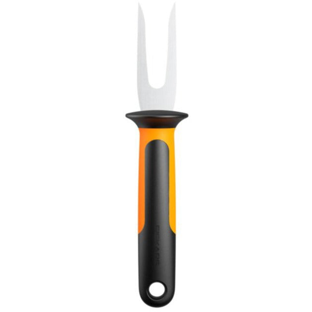Load image into Gallery viewer, Fiskars functional form visspies vork (zwart roestvrij staal)