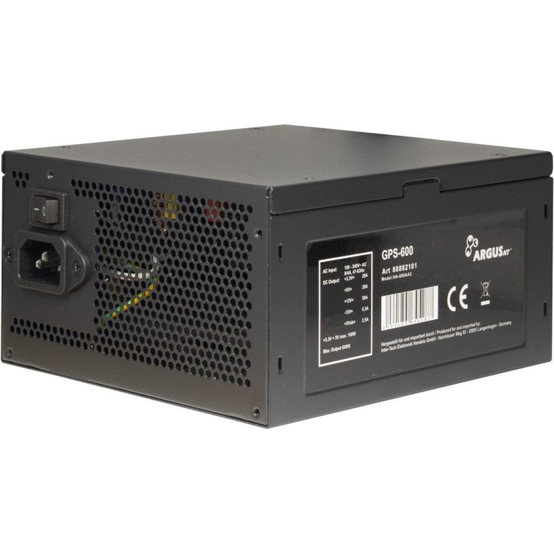 Load image into Gallery viewer, Inter-tech argus gps-600 600 watt voeding (zwart, 4x pcie)