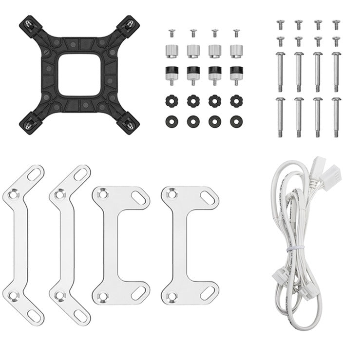 Laden Sie das Bild in Galerie -Viewer, Deepcool lt240 argb waterkoeling (wit, 4-pins pwm fan-connector)