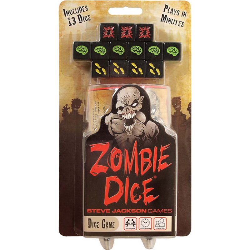 Load image into Gallery viewer, Zombie dice dobbelspel (engels, 2 - 8 spelers, 10 - 20 minuten, vanaf 10 jaar)