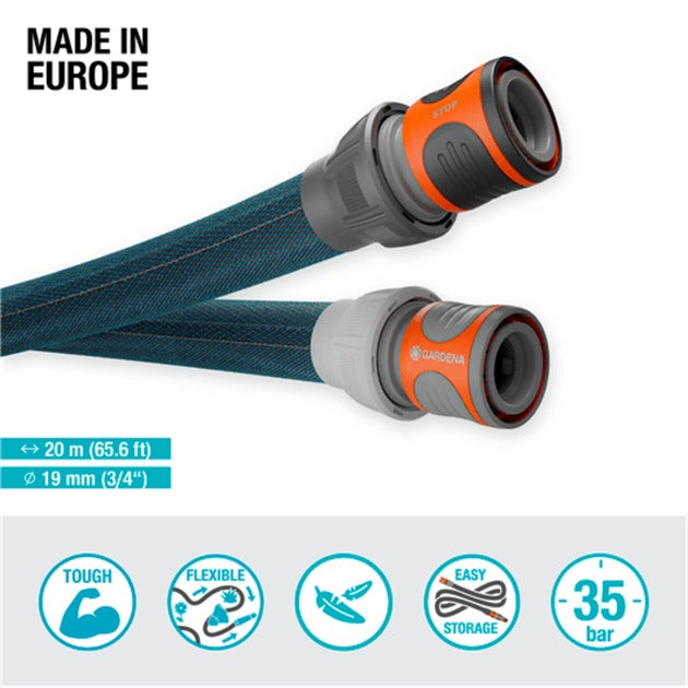 Load image into Gallery viewer, Gardena textielslang liano xtreme 19 mm (3 4”), 20 m (donkergrijs oranje)