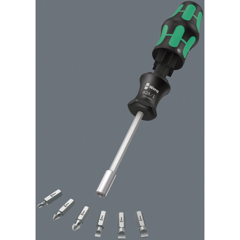 Load image into Gallery viewer, Wera kraftform kompakt 27 set 2 bitset (zwart groen, 7‑delig)