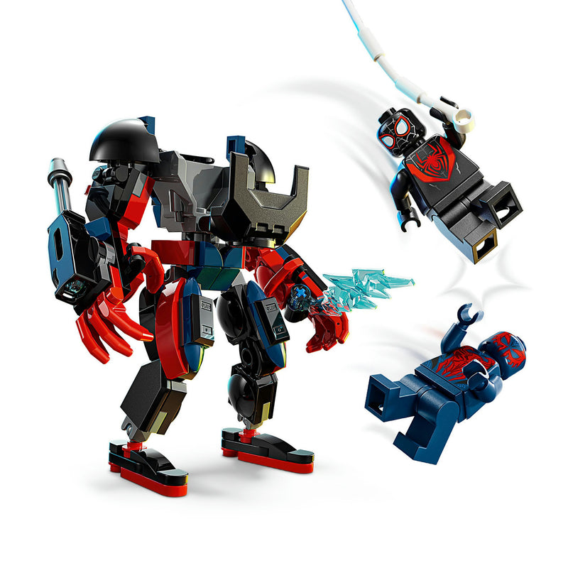 Load image into Gallery viewer, Lego marvel 76337 miles morales mecha vs. spider-man