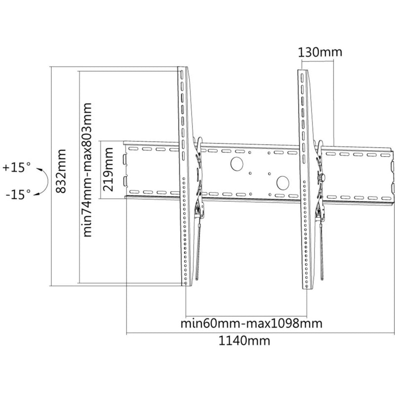 Load image into Gallery viewer, Neomounts lfd-w2000 tv wandsteun bevestiging (zwart)